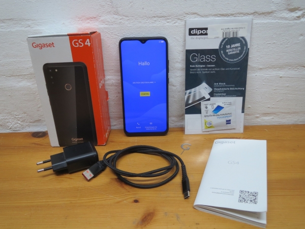 Smartphone Gigaset GS4 schwarz 64 GB ohne Simlock dual SIM SD 4GB RAM