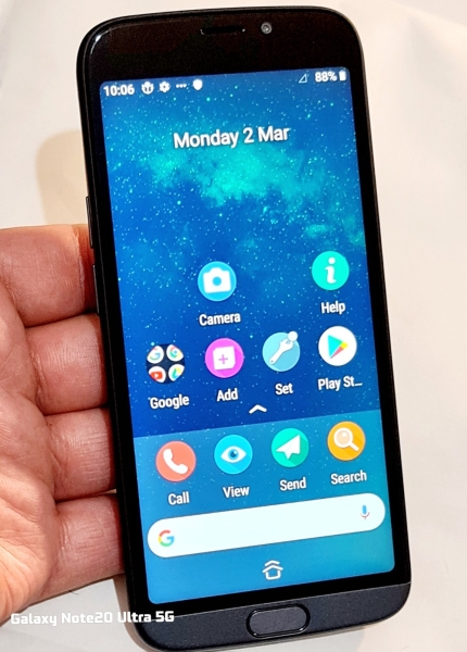 Doro PhoneEasy 8050 (entsperrt) 4G Smartphone einwandfreier Zustand mit Ladegerät