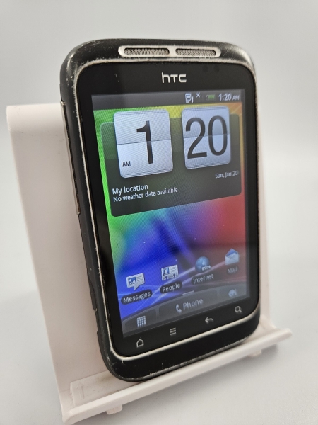 HTC Wildfire S schwarz entsperrt 512MB 3,2″ 5MP Android Mini Smartphone