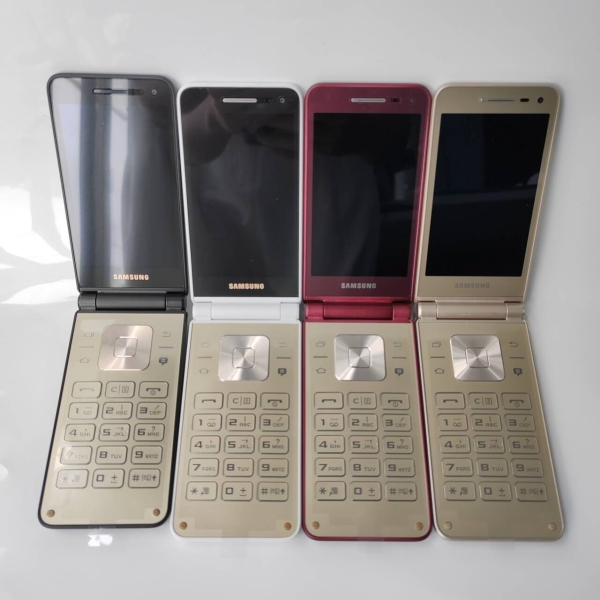 Unlocked Samsung Galaxy Folder G1600 Dual SIM LTE Android Flip SmartPhone