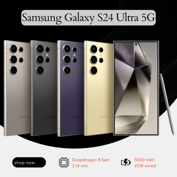Samsung Galaxy S24 Ultra 5G SM-S928U 256GB+12GB Ohne Vertrag Handys Smartphone