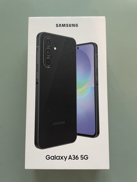 Neu Samsung Galaxy A36 Smartphone, 128GB, 6.70 Zoll, Dual SIM, 50MP, 5G, Schwarz