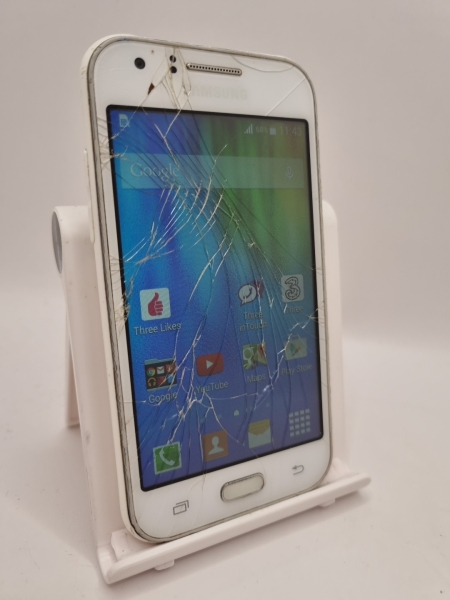 Samsung Galaxy J1 J100H weiß entsperrt 4GB 4,3″ Android Smartphone gesprungen