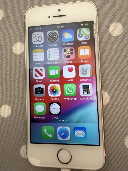 iPhone 5s 16gb weiß – Display am Rand abgeplatzt