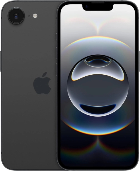 NEU Apple iPhone 16e 128GB entsperrt schwarz 48MP Kamera A18 5G Smartphone UK A3409