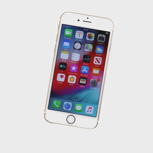 Apple iPhone 6 16GB Gold entsperrt A1586 gesprungenes Display funktioniert einwandfrei 510