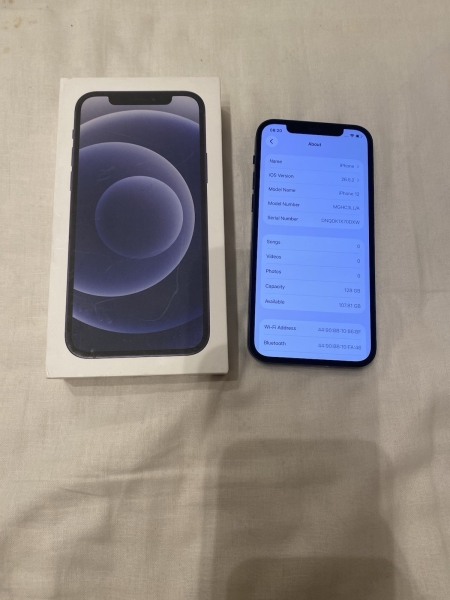 Apple iPhone 12 128GB schwarz entsperrt Smartphone – 100% Batteriezustand verpackt