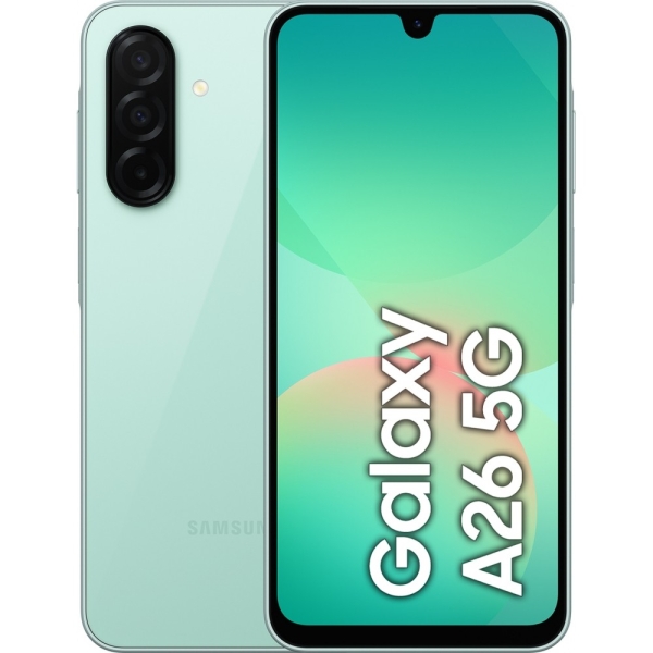 Samsung SM-A266BLGBEUE Galaxy A26 5G 128 GB/ 6 GB – Smartphone – mint