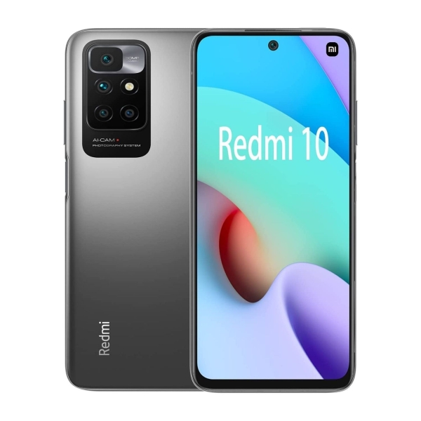 Xiaomi Redmi 10 2022 64GB 4GB RAM Dual SIM Carbon Grey Smartphone