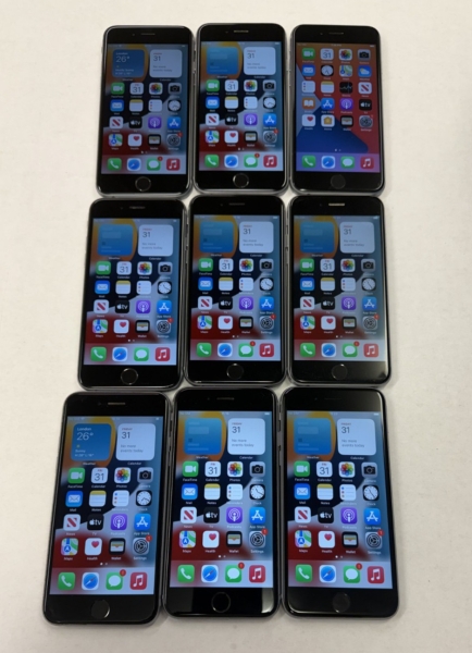 9X – Apple iPhone 6S 32GB spacegrau (entsperrt) iOS Smartphone – RESTPOSTEN