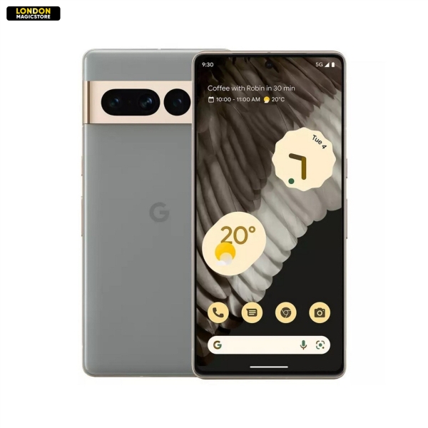 Google Pixel 7 Pro 128GB Hazel entsperrt 5G Smartphone – makelloser Zustand