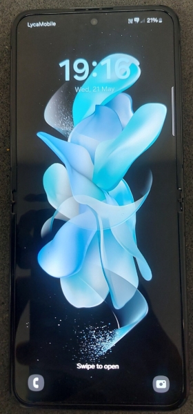 Samsung Galaxy Z Flip4 6,7 Zoll 128GB 5G Smartphone – Graphite/Black (entsperrt)