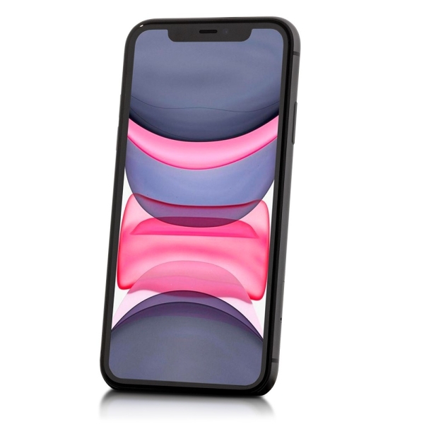 Smartphone Apple iPhone 11 64GB schwarz MHDA3ZD/A Face-ID A13 Bionic B-WARE