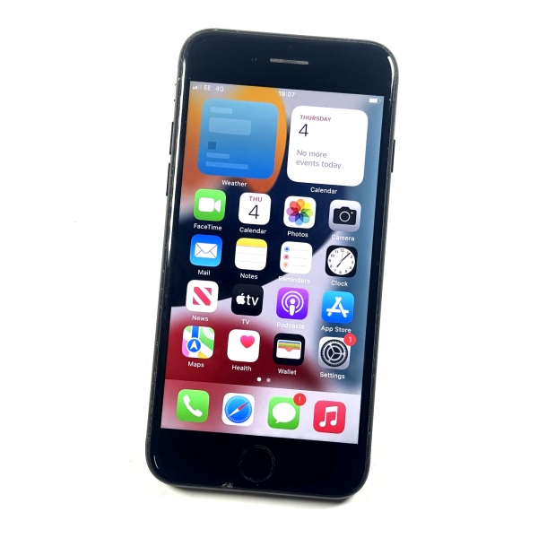 Apple iPhone 7 schwarz entsperrt 32GB GUTER ZUSTAND GRADE B/C 153