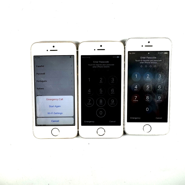 Apple iPhone 5s Restposten Ersatzteile oder Reparaturen DEFEKT SOFTWARE PROBLEME KEINE RÜCKNAHME X3