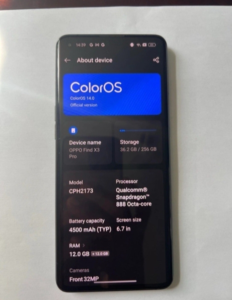 Oppo Find X3 Pro 256GB, Dual SIM, e-SIM 5G, entsperrtes Smartphone mit Mikroskop