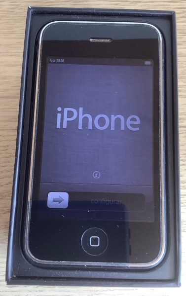 Apple iPhone 3GS 8GB Schwarz (Ohne Simlock) A1303 OVP Bundle Sammler Retro Vintage
