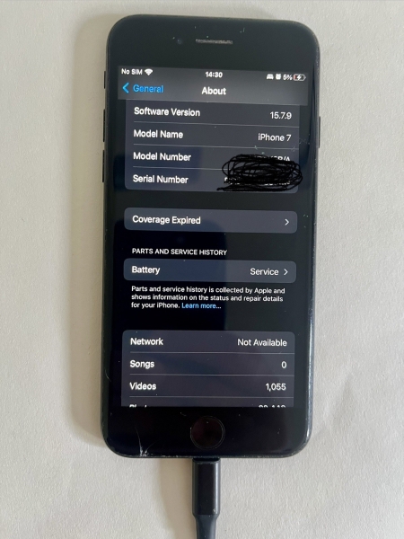 Apple iPhone 7 32GB schwarz entsperrt Smartphone – braucht Akku