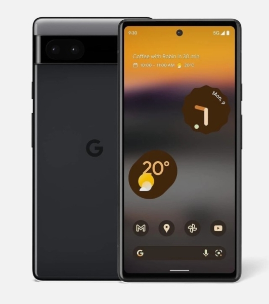Google Pixel 6a 128GB 5G – Charcoal ENTSPERRT Smartphone