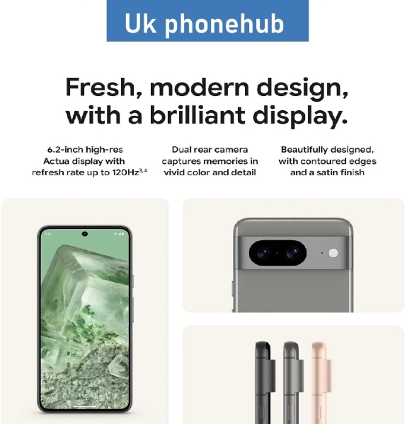 Google Pixel 8 128GB entsperrt 5G Smartphone Android OLED Kamera SIM frei grün