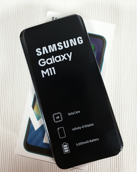 Samsung Galaxy M11 32GB Dual Sim Metallic Blue Android (entsperrt) Smartphone