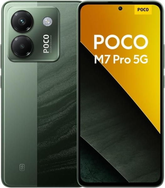 XIAOMI POCO M7 Pro 5G Smartphone 8GB+256GB 50MP Hauptkamera mit OIS GRÜN