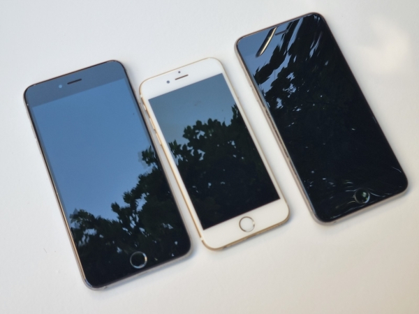 Restposten 3 Apple iPhone 6 Plus 6 6s Plus Smartphones Gebraucht. Apple iPhone Konvolut