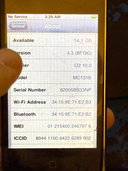 Apple iPhone 3GS 16GB – Originalverpackt- Selten iOS 4.3, auf 1 MIN Nutzung A1303 MB715LL/A Neuwertig