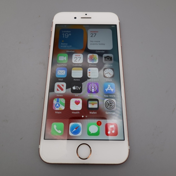 Apple iPhone 6s 32GB Roségold entsperrt Smartphone gesprungenes Display 76% Akku