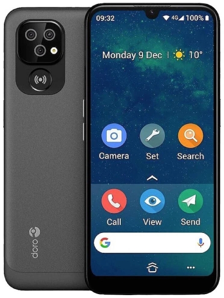 Doro 8100 32GB 4G grau Android entsperrt Smartphone Handy für Senioren