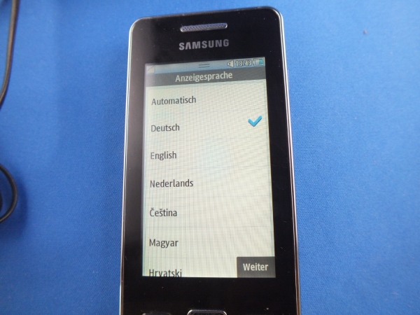 Original SAMSUNG STAR II GT-S5260 Handy Smartphone  Unlocked Ohne Simlock Silber