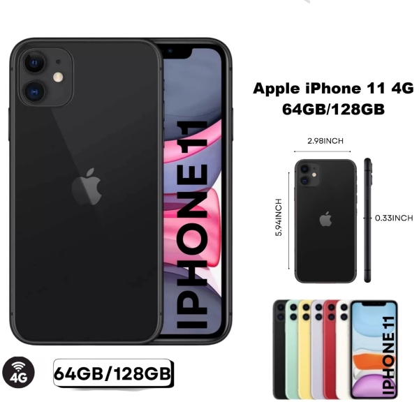 Apple iPhone 11 4G 64GB/128GB Smartphone Entsperrt Top Zustand