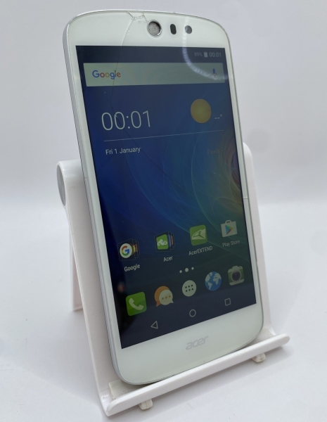 Acer Liquid Z530 weiß entsperrt 8GB 5″ 8MP Android Smartphone gesprungen unvollständig