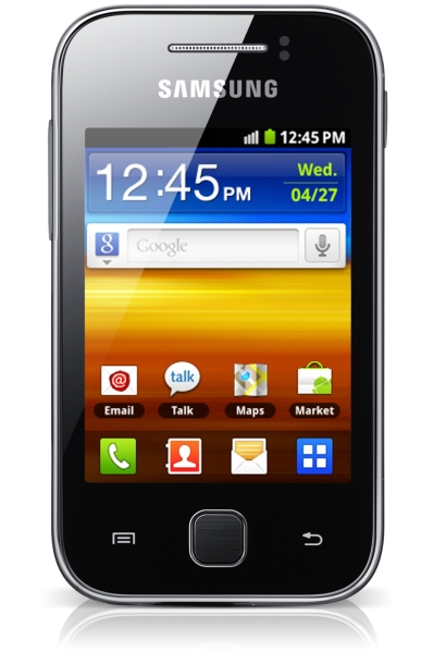 Samsung  Galaxy Young  „gut“ – silber (Ohne Simlock) Smartphone