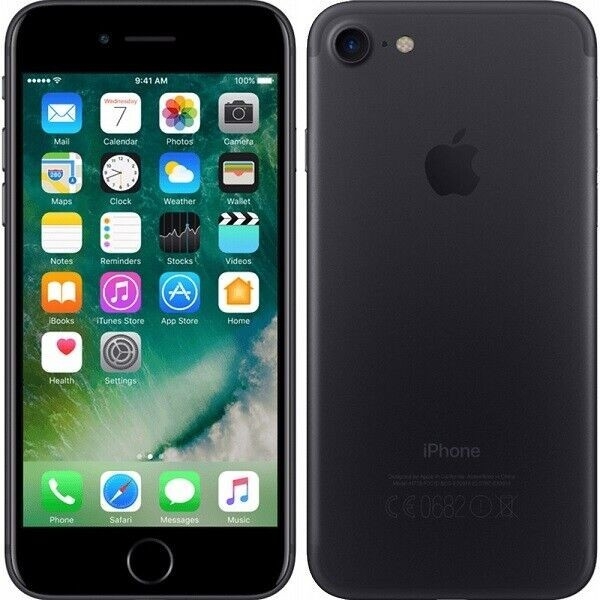 Apple iPhone 7 128GB – Schwarz (Ohne Simlock) A1778 (GSM) Sehr Guter Zustand Simfree