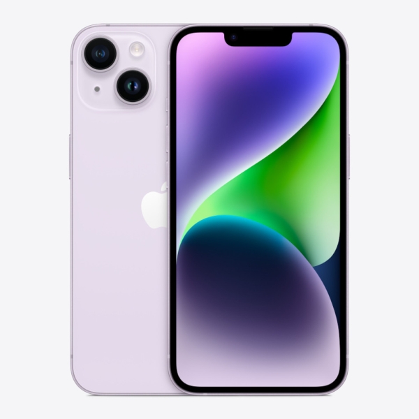 Apple iPhone 14 128GB lila sehr guter Zustand entsperrt iOS Smartphone
