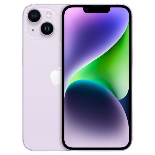 Apple iPhone 14 128GB lila makelloser Zustand entsperrt iOS Smartphone