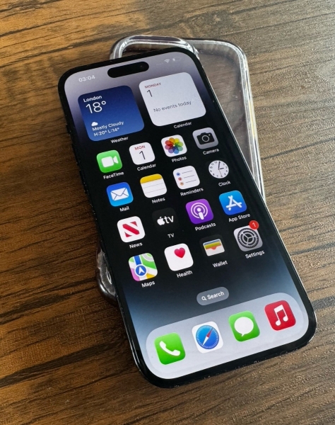Apple iPhone 14 Pro 5G Smartphone 128GB entsperrt SIM-frei Space Schwarz UK