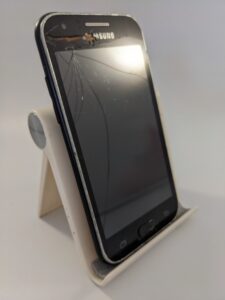 Samsung Galaxy J1 schwarz entsperrt 4GB 4,3″ Android Smartphone gesprungen unvollständig