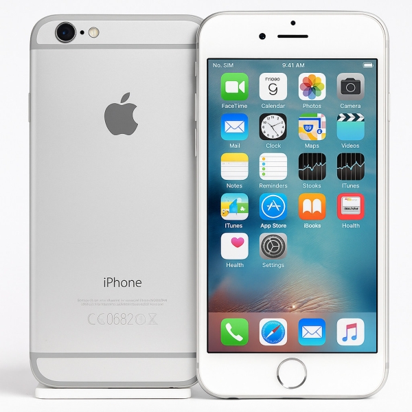 Apple iPhone 6 A1586 silber entsperrt 128GB 4,7″ 8MP 1GB RAM IOS Smartphone