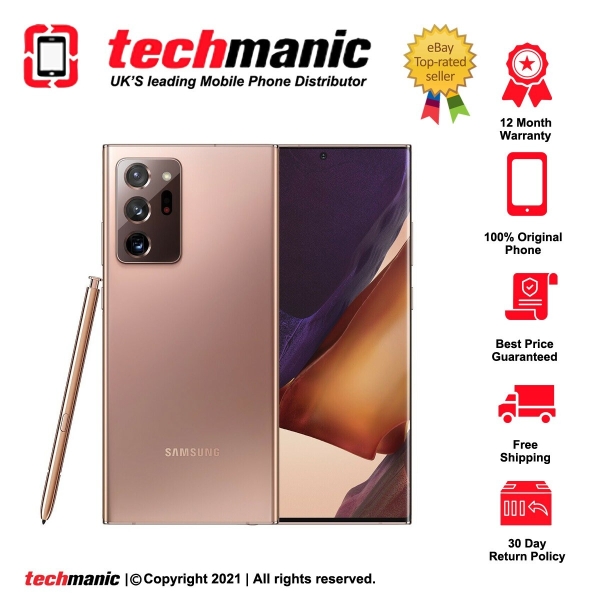 Samsung Galaxy Note 20 Ultra 5G – 128 GB – Smartphone Mystic Bronze (entsperrt)