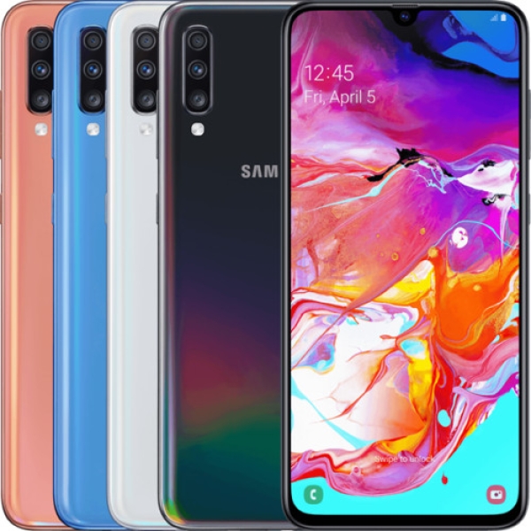 Samsung Galaxy A70 (2019) SM-A705FN 128GB 6GB Smartphone Schwarz Entsperrt Gut
