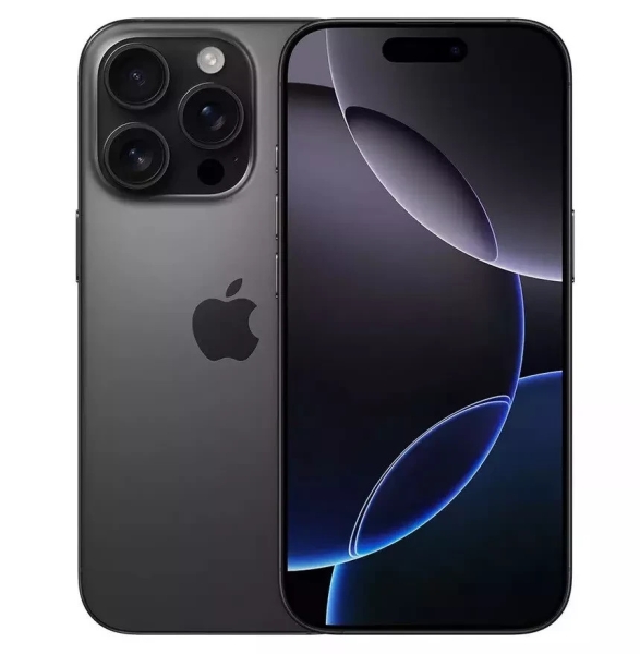Apple iPhone 16 Pro 5G Smartphone 128GB entsperrt SIM-frei – Black Titanium A+
