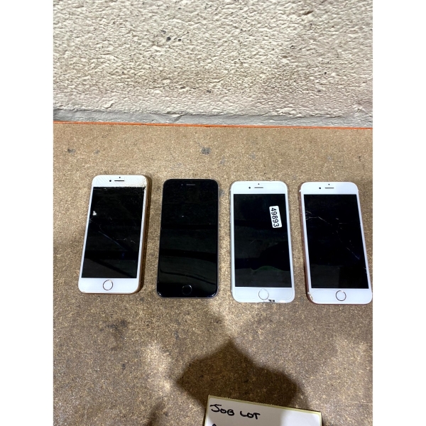 Menge 4 Apple iPhone A1688 iOS Smartphone Touchscreen Mehrfarbig – Für Ersatzteile