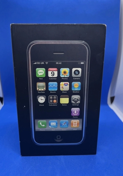 Apple iPhone 1. Generation 2g 8GB mit IMEI Matchbox Sammlerstück sehr selten