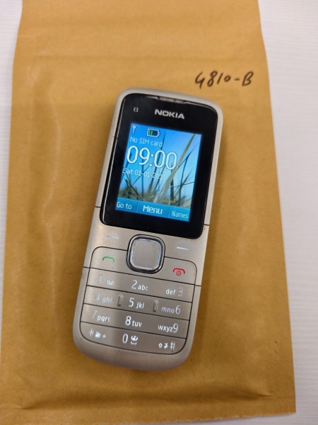 Nokia C1-01 Handy (entsperrt) – Warm Silver