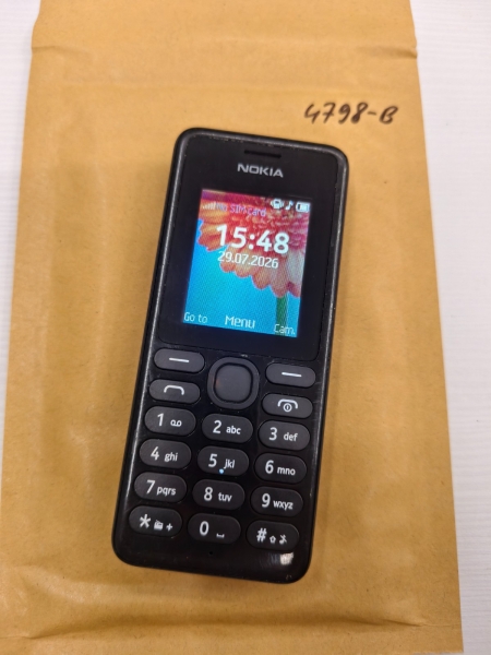 Nokia 108 RM-945 Handy 1,8″ Display, 4MB RAM, schwarz entsperrt