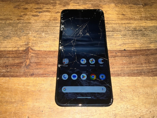 Nokia G21 TA-1418 64GB blau Android Smartphone gesprungenes Display