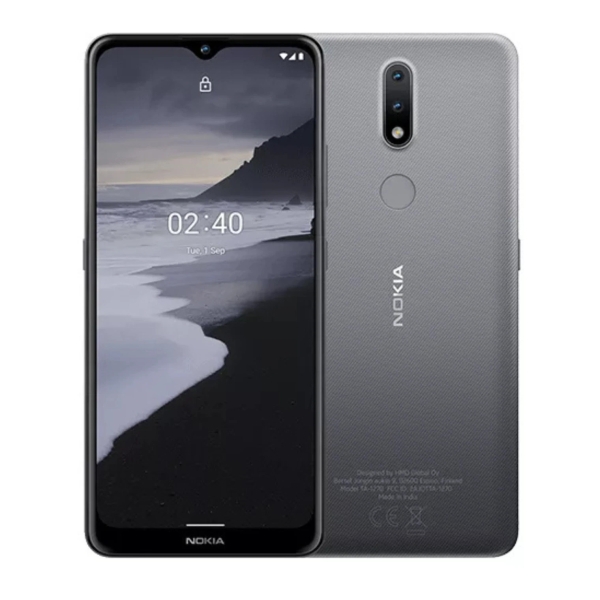 Nokia 2.4 (TA-1270) 32GB 6,5″ Charcoal Android Smartphone WoW Sehr Gut