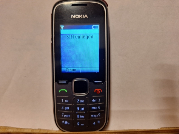 Handy Nokia 1662 – schwarz (Ohne Simlock) Smartphone